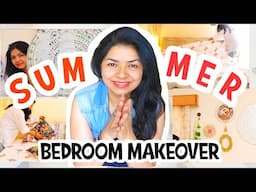 🌟Summer Bedroom Makeover on Budget 🌟 || DIYwithKANCHAN