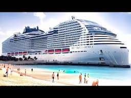 MSC World America Cruise Ship 2025 | Sailing from Miami to Ocean Cay Island Bahamas (4K Tour & Vlog)