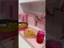 Pink detachable pot set! 💗Broccoli Cheddar Chicken Bake  in my pink kitchen 🥦 🍗 😍
