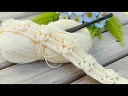 I have been crocheting for years ✅ I have never seen such an easy and beautiful model!! easy crochet