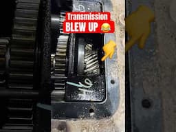 Big SEMI TRUCK Transmission BLEW UP - Eaton 18 speed failure 😞 #dieselmechanic #freightliner