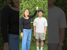 Little sister taller than boyfriend👀 #couple #couplecomedy #girlfriend #sister #funny #relatable