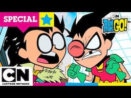 Titans Time Machine: Past Vs Future | Teen Titans Go! | Cartoon Network UK