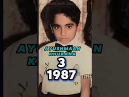 AYUSHMANN KHURRANA Age Transformation (1984-2025) #ayushmankhurana life journey evolution #bollywood