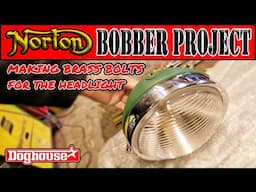 Norton Bobber Project Front Light
