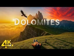 Explore the Dolomites in 4K | Scenic Relaxation & Uplifting Music