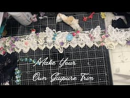 Make your Own Decorative Guipure Lace Trim