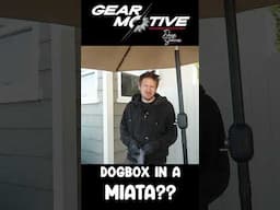 This is now a transmission with a Miata bolted to it. #miata #mazda #dogbox @GearMotive