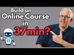 I Used AI to Create a Digital Course in 37 minutes - and it's AWESOME!