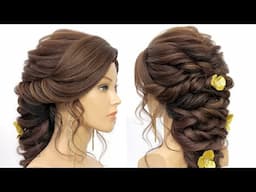 Hairstyles For Long Hair  New Wedding Prom Updo Tutorial