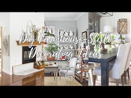 Easy DIY Farmhouse-Style Decorating Ideas to Add Rustic Warmth to Your Home Decorating Ideas