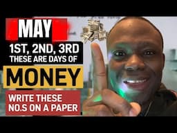 May 1, 2, and 3 Are Money Days! Write These Numbers Down on a Piece of Paper – Rituals