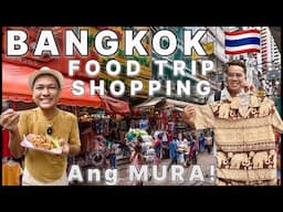 BANGKOK FOOD TRIP and SHOPPING (Pratunam Market)