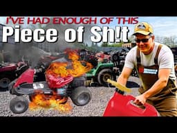 Endless problems with this Piece of Sh!t!  Craftsman RER1000 Riding Lawn Mower it’s so unreliable!