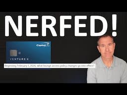 NERFED! Capital One Venture X Slashing Lounge Access! (Bad News In Luxury Travel Credit Cards)