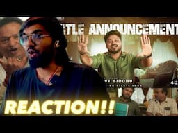 Dayangaram Title Annoucement, Vlog இல்ல படம்( REACTION!! )