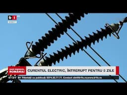 CURENTUL ELECTRIC, ÎNTRERUPT ÎN URMĂTOARELE 5 ZILE_Știri B1TV_16 iunie 2025