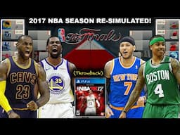 I Went Back To NBA2K17 and Simulated the Season with Live Games!