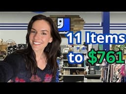 Goodwill Flips: $1,000 Profit from Just 13 Items! Thrift with me!