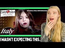 Vocal Coach Reacts: ITALY Eurovision 2025 - Lucio Corsi 'Volevo Essere Un Duro' In Depth Analysis!