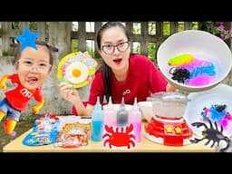 Changcady review bộ đồ nấu ăn mới, nấu ra các món hình các con vật