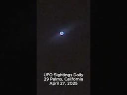 Hexagon UFO Over 29 Palms, California April 27, 2025, UAP Sighting News.