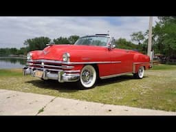 1953 Chrysler New Yorker Deluxe Convertible in Red & Ride on My Car Story with Lou Costabile