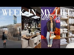 WEEK IN MY LIFE in the CITY! NYC apartment decor/furniture shopping + days in my life + taco bell