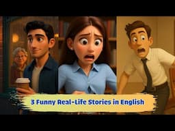 3 Funny Real-Life Stories in English | Listening Practice for Beginners