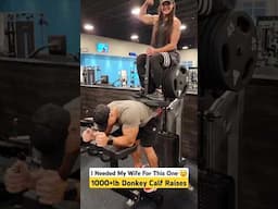 1000+lb Donkey Calf Raises- I Needed My Wife For This One