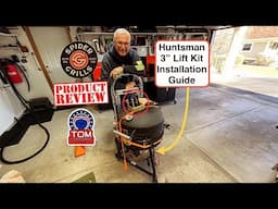 Spider Grills Huntsman Kamado-Kettle Grill / How To Install the 3” Lift Kit! / Super Simple!
