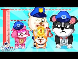 What Makes the Best Police Puppy? Intelligence & Courage, Not Size | Pets Cartoon | Bearee Kids Show