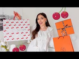 Louis Vuitton x Cherry Murakami 🍒 & Hermes Luxury Unboxing!