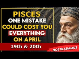 PISCES  Final Warning for April 19th and 20th – One Mistake Could Cost You Everything!