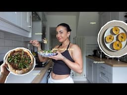 WHAT I EAT IN A DAY / vegan, high protein, healthy + realistic!!!