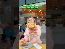 I found a 100% VEGAN bakery in New Zealand 🤯 🍩 #vegan #veganfood #veganbaking #vegantravel