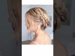 Dutch Crown Braid 👑 #missysuehair #updo #hair #hairstyles #hairtutorial #braidedhairstyles