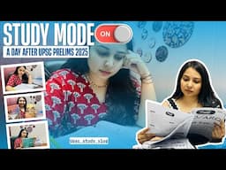Back to Study and work  just a day after UPSC Prelims 2025