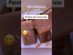 Paletas de chocolate