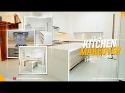 Dreamy White Coastal Kitchen Makeover | White, Bright & Timeless | GANJONI, MOMBASA