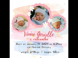Vonne's First Year | Baby Milestones