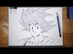 How to Draw Goku VERY EASY | Beginner-Friendly Dragon Ball Tutorial