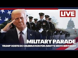 Live: DC military parade on Trump’s birthday | Raw, unanchored coverage