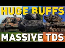 HUGE BUFFS to MASSIVE TDS in World of Tanks!