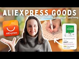 TESTING products from ALIEXPRESS 🇨🇳 for chinese language learning  *UNSPONSORED* 💸
