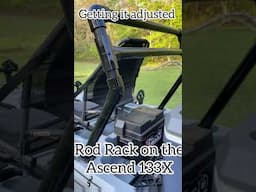 Ascend 133X Rod Rack. #fishing #rodholder #ascend133x #diy
