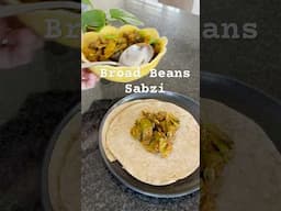 Broad Beans Sabzi | No Onion No Garlic #broadbeans #healthyvegetarian