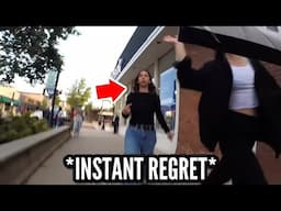 WOKE Woman Attacks Man & Instantly Regrets It...