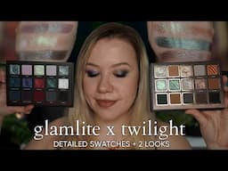 Glamlite x Twilight Palettes | Detailed Swatches & 2 looks