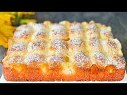 Nimm eine Zitrone!🍋 Zitronenkuchen, der auf der Zunge zergeht! Kuchen in 15 Minuten!
